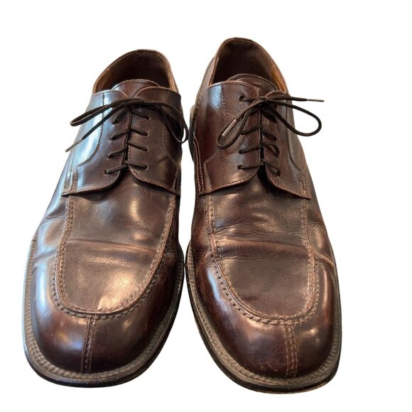 Brass Boot Brown Leather Split Apron Toe Derby Shoes Mens 12 Spain main image 6